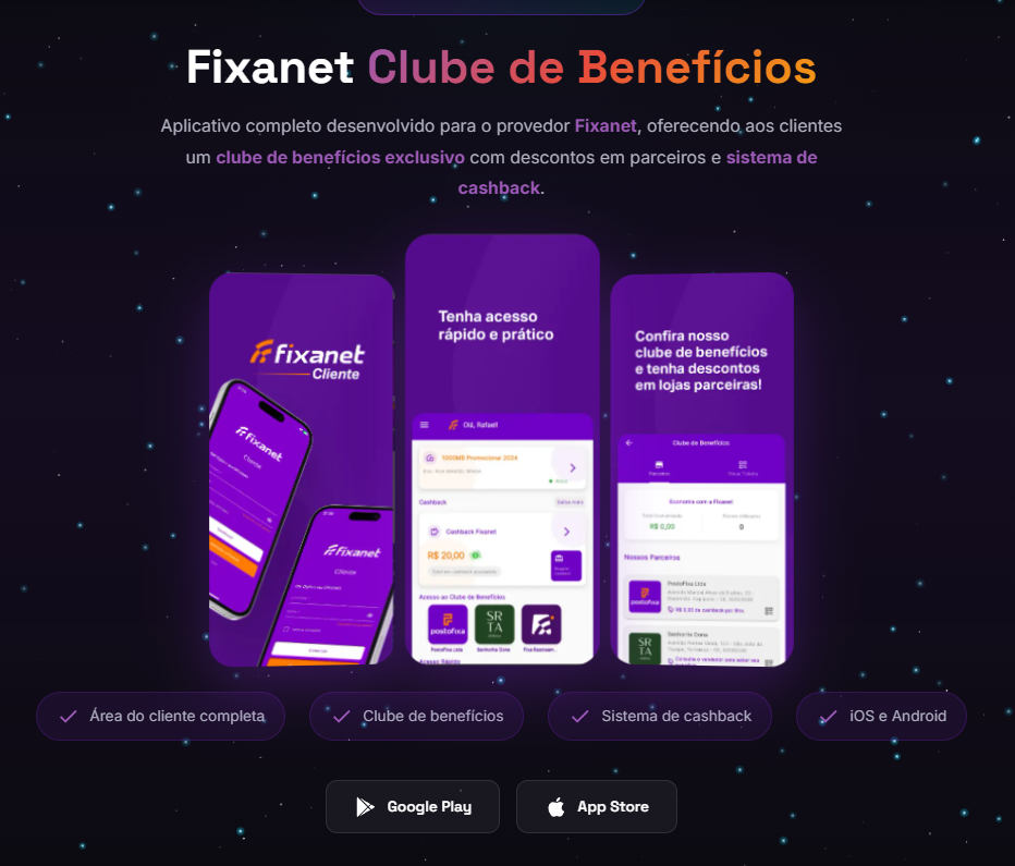 🌟 Fixanet Clube de Benefícios